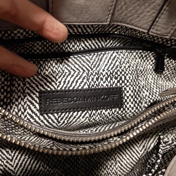 Rebecca Minkoff Crosby Nubuck Satchel Tote *EUC* - Picture 8 of 11